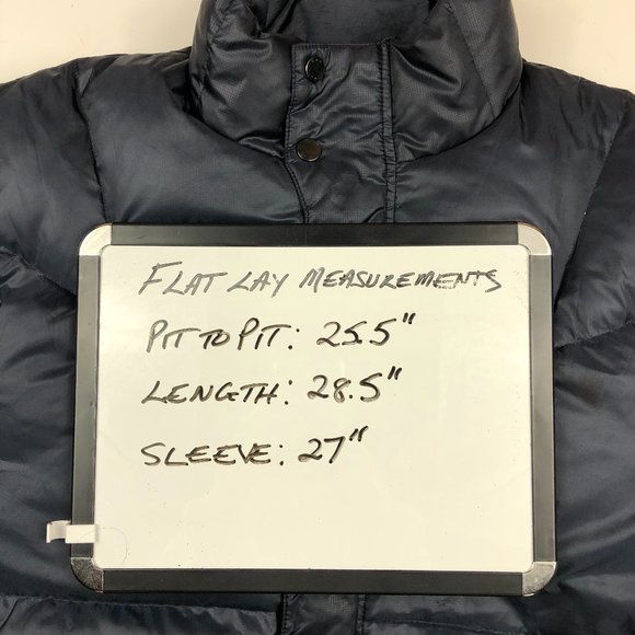 SOLD - Tumi Navy Blue Packable Down Puffer Jacket - Picture 15 of 17